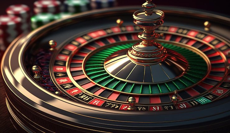 Community cards layout: flop, turn, and river on rtp bimabet table